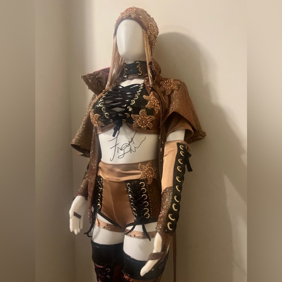 😍Handmade Fancy By Francesca Watson designer costume wrestling dance outfit - Picture 6 of 12